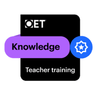 OET Knowledge — OET Teacher Training certification badge